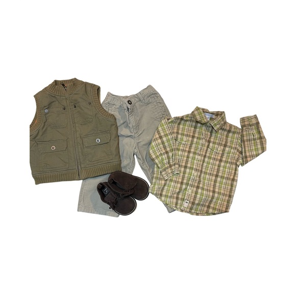 Janie and Jack An Outdoorsy Fall Suede Boots 6 - Picture 4 of 4